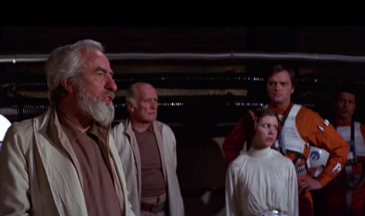 Screenshot from Star Wars (1977)