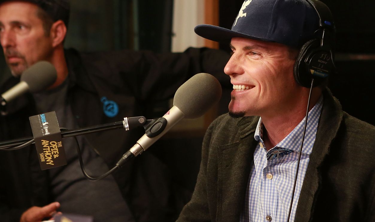 Robert 'Vanilla Ice' Van Winkle visits 'The Opie & Anthony Show' at SiriusXM Studios on October 10, 2013 in New York City.