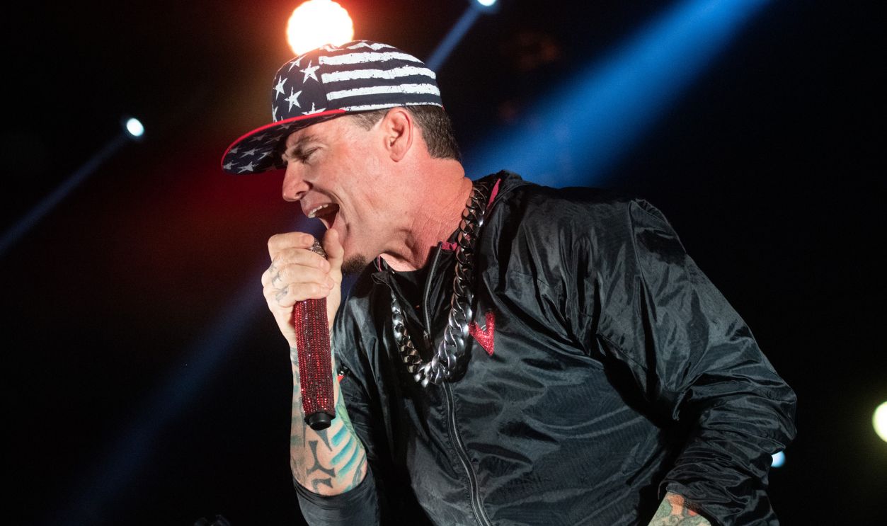 Rapper Vanilla Ice performs onstage during the 9th Annual Tequila & Taco Music Festival at Ventura County Fairgrounds and Event Center on July 24, 2021 in Ventura, California.