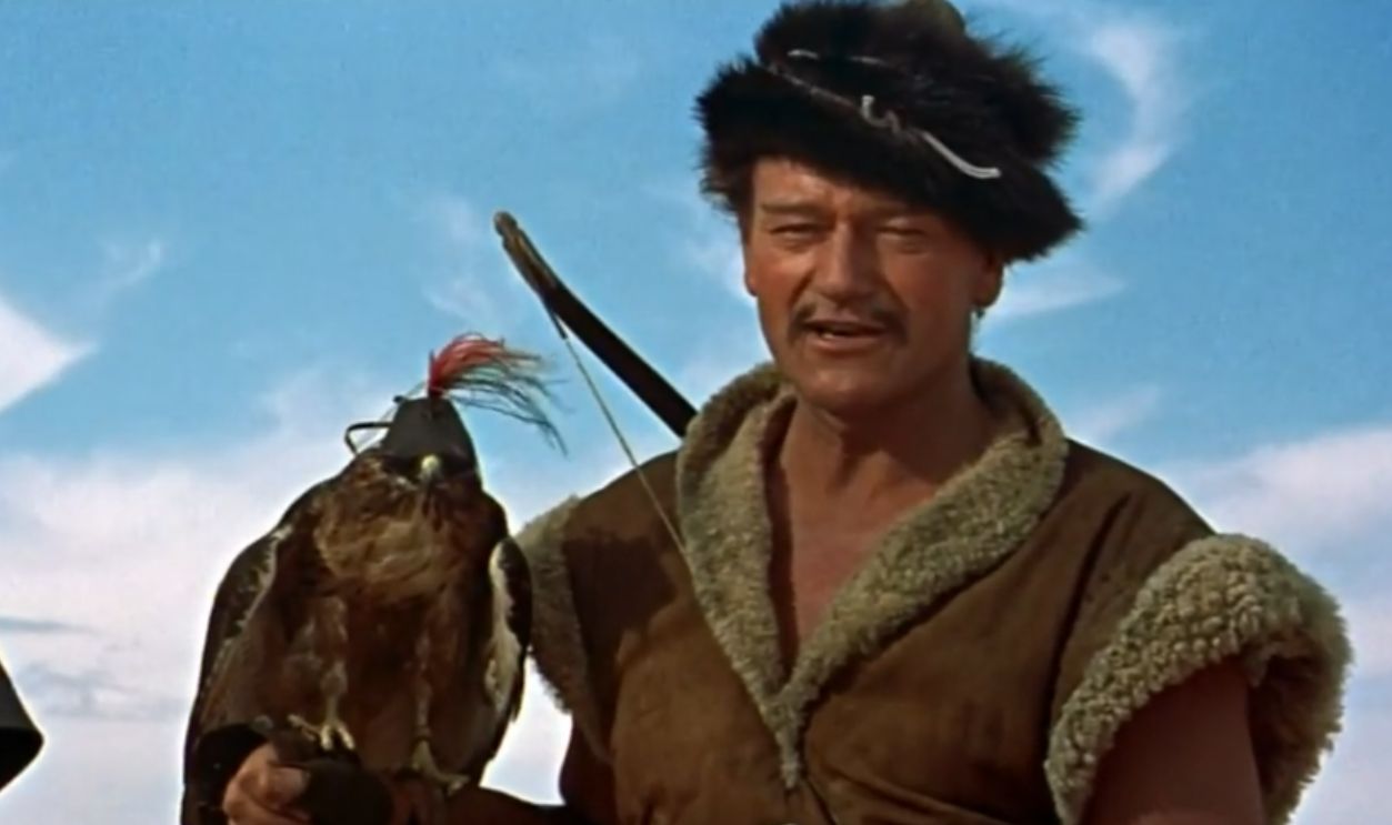 Screenshot from The Conqueror (1956)