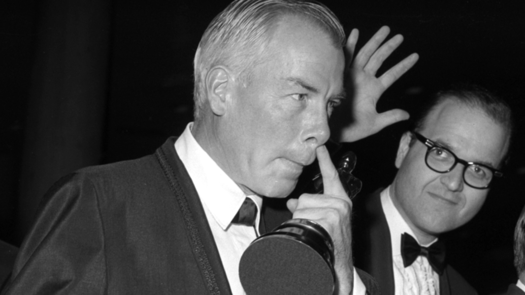 Lee Marvin with his wife Betty Ebeling at Oscars