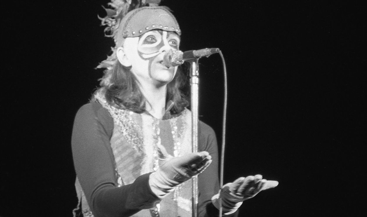 Genesis singer Peter Gabriel performs 
