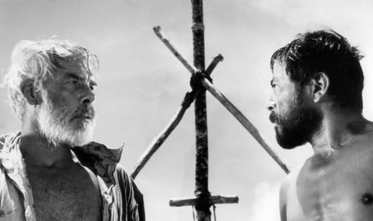 Lee Marvin And Toshiro Mifune In 'Hell In The Pacific'