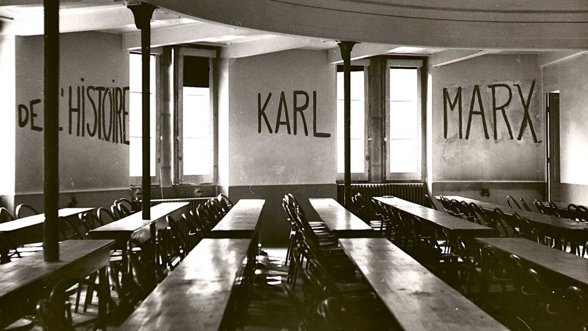 File:Graffito in University of Lyon classroom during student revolt of 1968.jpg