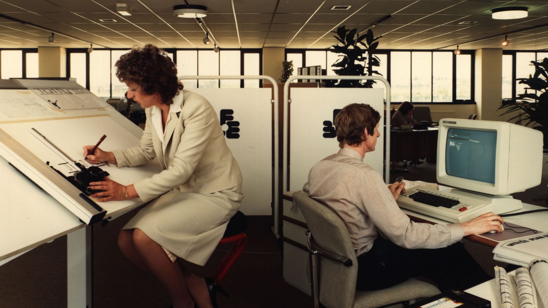 File:Office workers in the 1970's (9717154582).jpg
