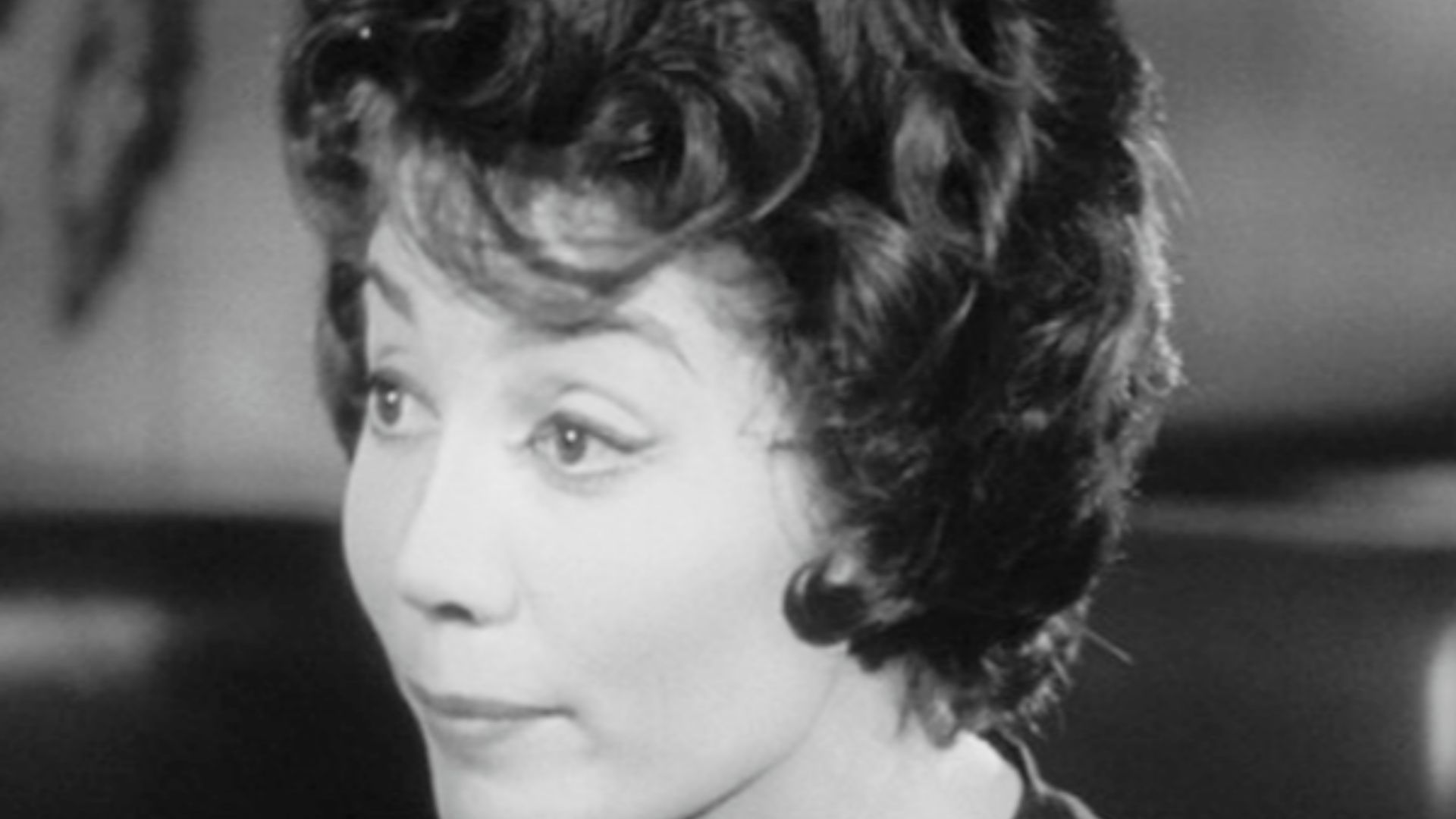 Profile image of actress Jackie Joseph, in the public domain film The Little Shop of Horrors.