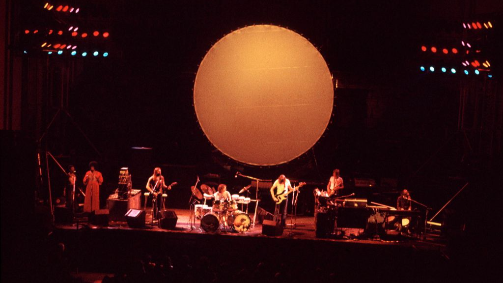 Pink Floyd performing  The Dark Side of the Moon