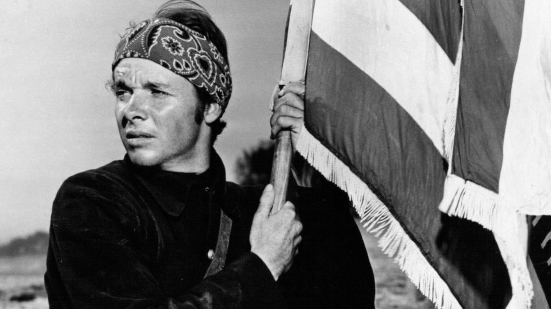 Publicity photo of Audie Murphy for film, Red Badge of Courage
