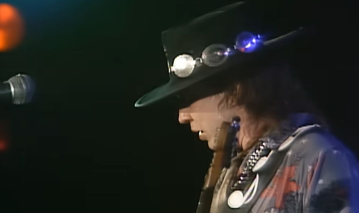 Screenshot from Texas Flood, Stevie Ray Vaughan, Epic Records (1983)