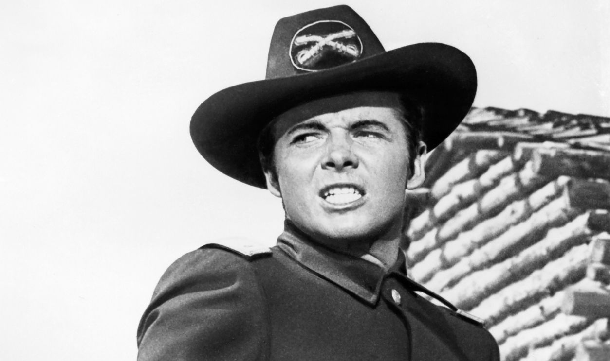 Getty Images - 1311656877 - American soldier, actor, songwriter, and rancher Audie Murphy (1925 – 1971) as 'Lt Jed Sayre' in American Western film 'Column South', US, 1953.