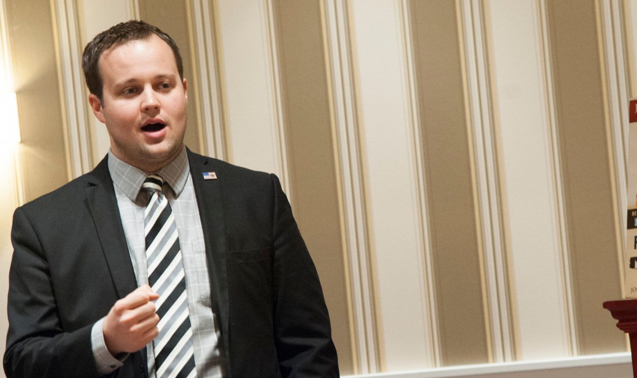 NATIONAL HARBOR, MD - FEBRUARY 28: Josh Duggar speaks during the 42nd annual Conservative Political Action Conference (CPAC) at the Gaylord National Resort Hotel and Convention Center on February 28, 2015 in National Harbor, Maryland. Conservative activists attended the annual political conference to discuss their agenda. 