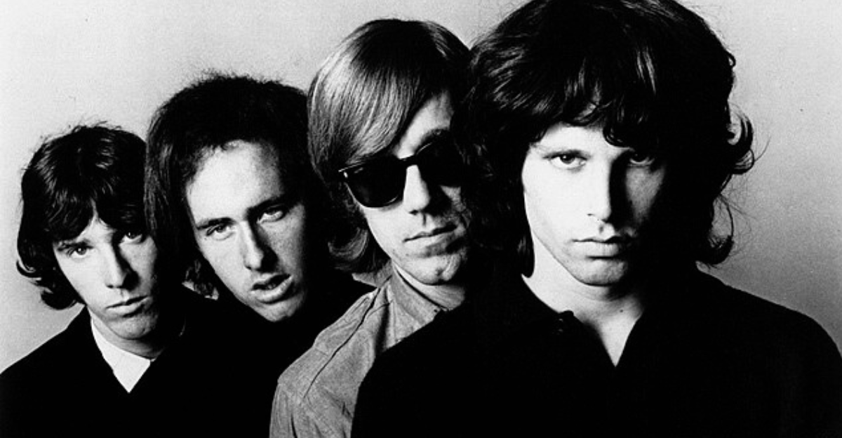 Jim Morrison, Ray Manzarek, Robby Krieger , John Densmore