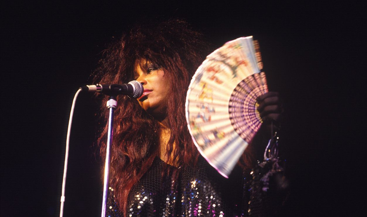 Singer Chaka Khan at the Jazz Festival in Montreux, Switzerland, in July 1989.