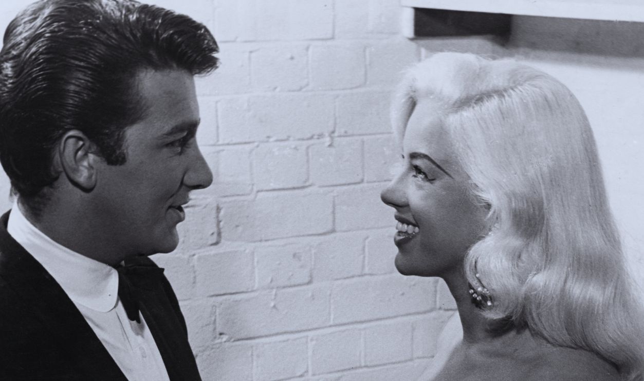 Gettyimages - 107460116, Dickie And Diana English actress Diana Dors (1931 - 1984) with her fiance, actor, comedian and gameshow host Richard Dawson, 1958. 