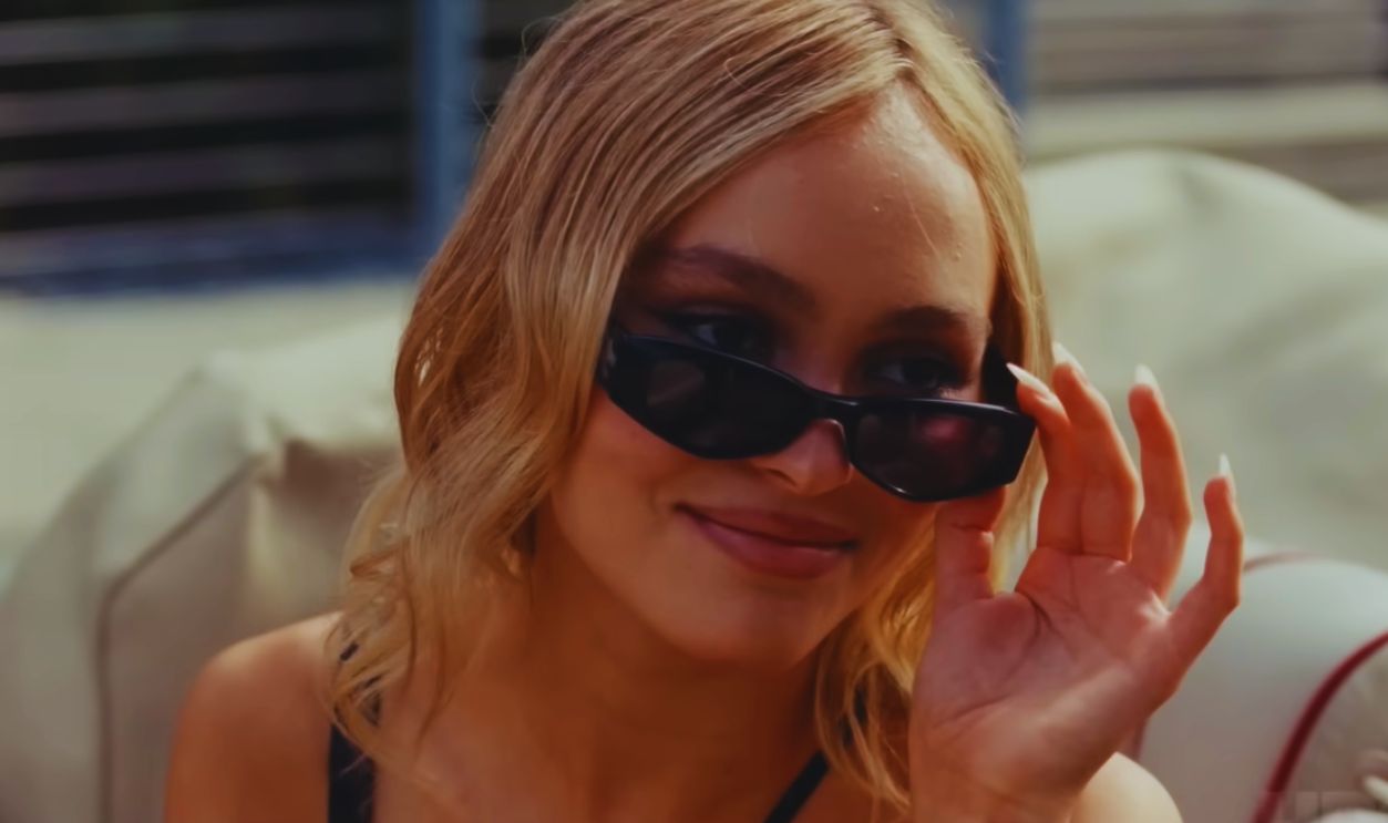 Screenshot from The Idol (2023)