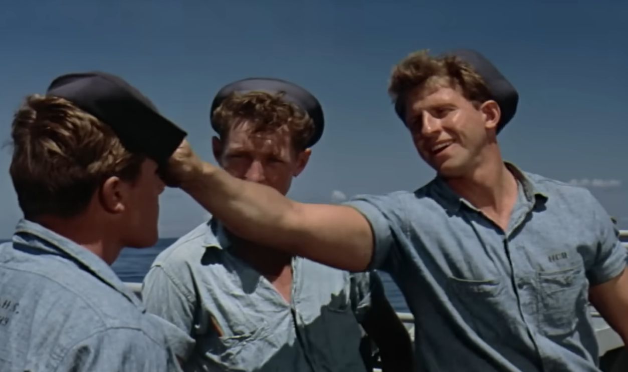 Screenshot from The Enemy Below (1957) 