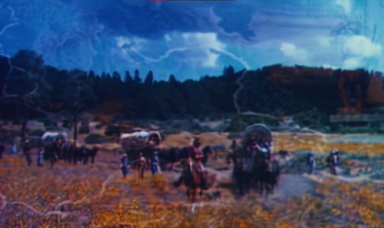 Screenshot from The Oregon Trail (1977) 