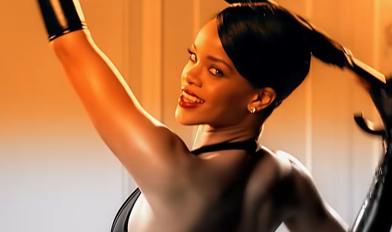 Screenshot of Pink in the Get This Party Started music video.