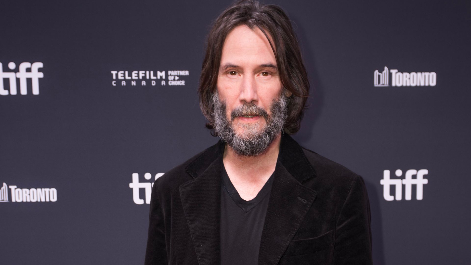 Keanu Reeves at the 2025 Toronto International Film Festival