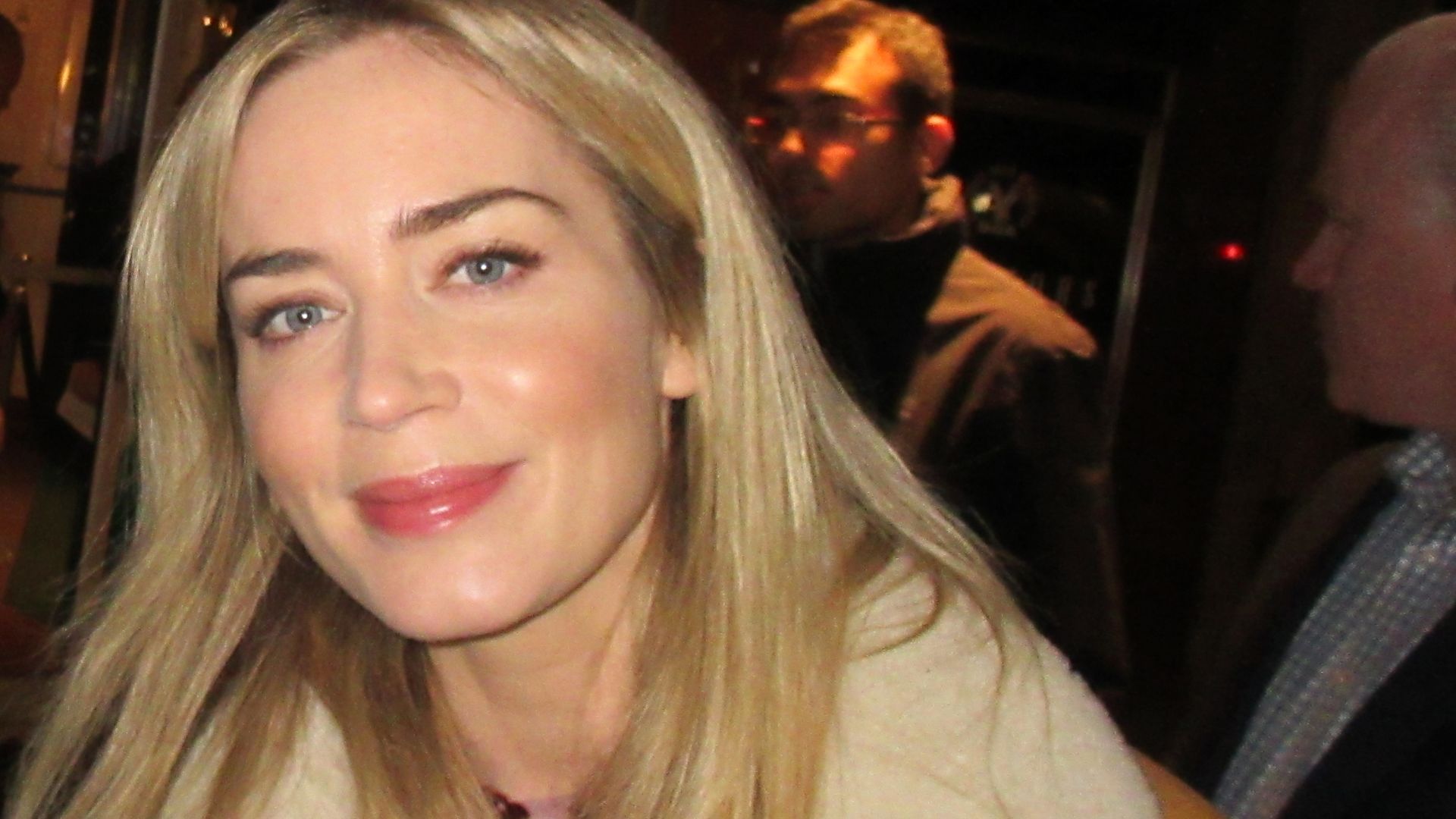 Star of Devil Wears Prada, Edge of Tomorrow, Sicario, The Girl on the Train, A Quiet Place, and Mary Poppins Returns. NYC Nov. '18.