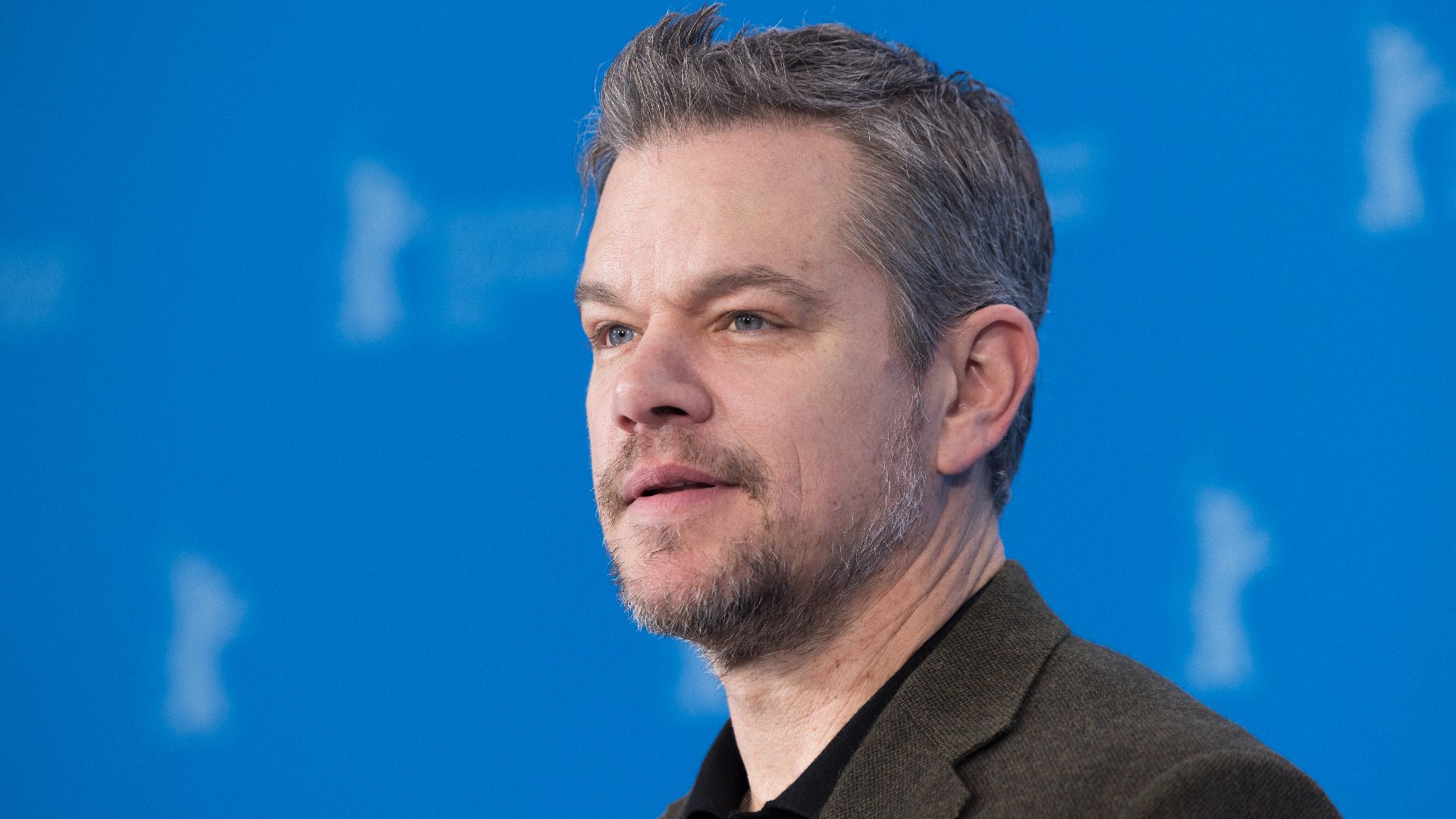 Matt Damon presenting the movie Small Things like These at the Berlinale 2024