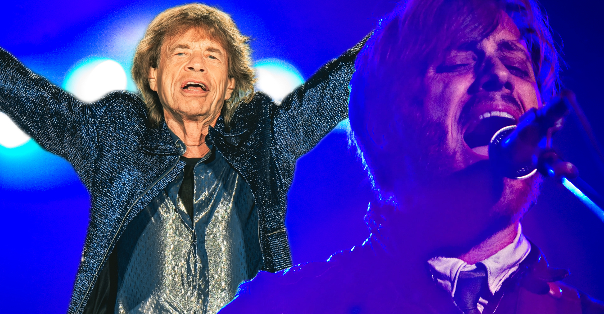 Mick Jagger and Dan Auerbach