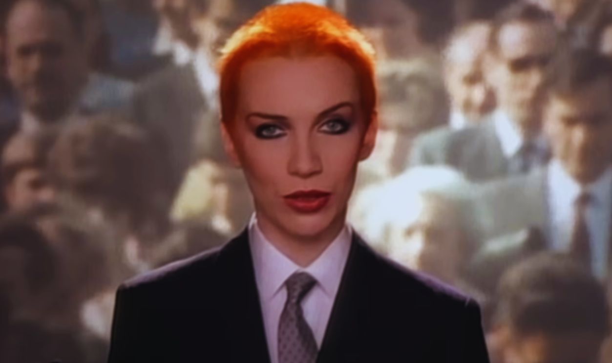 Screenshot from Sweet Dreams (Are Made of This) (1983)