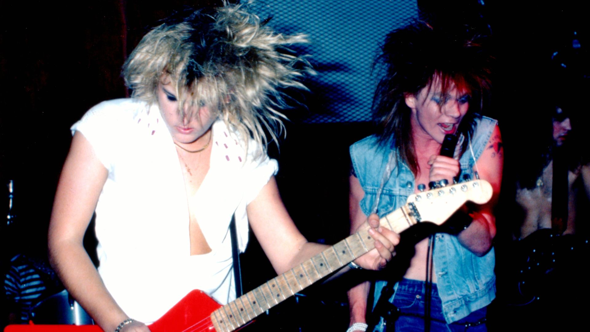 Hollywood Rose at Madam Wongs West 1984
Chris Weber and Axl Rose