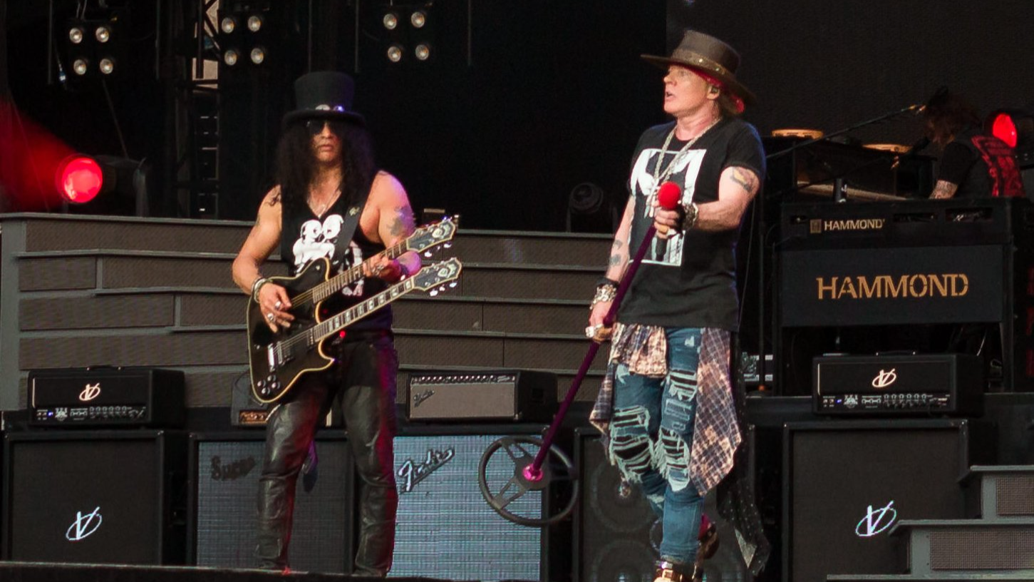 Guns N' Roses on stage