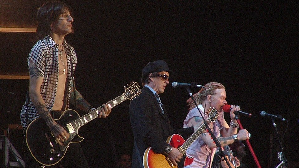 GUNS N' ROSES on stage
