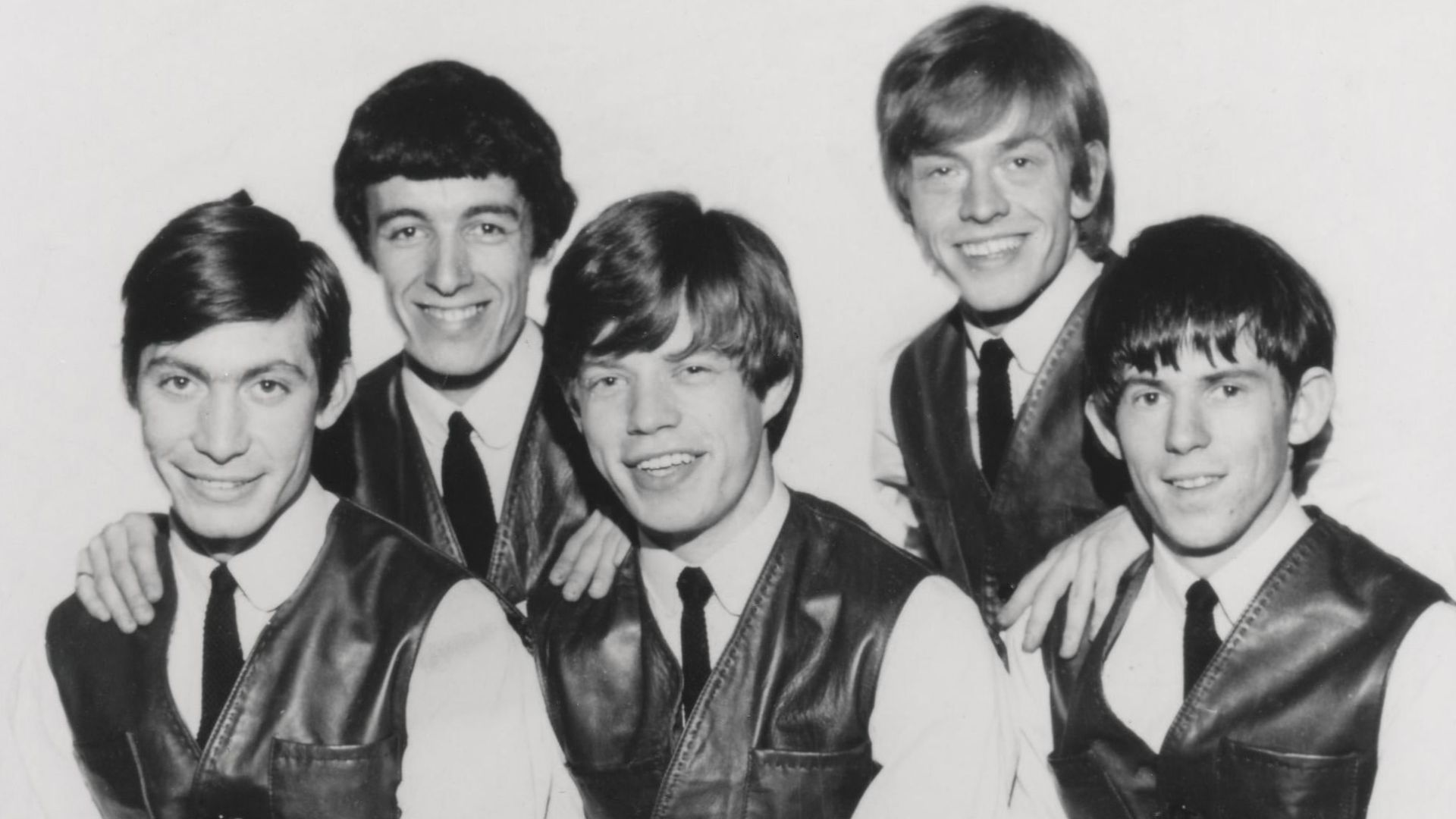The Rolling Stones in July 1963. From left: Charlie Watts, Bill Wyman, Mick Jagger, Brian Jones, Keith Richards