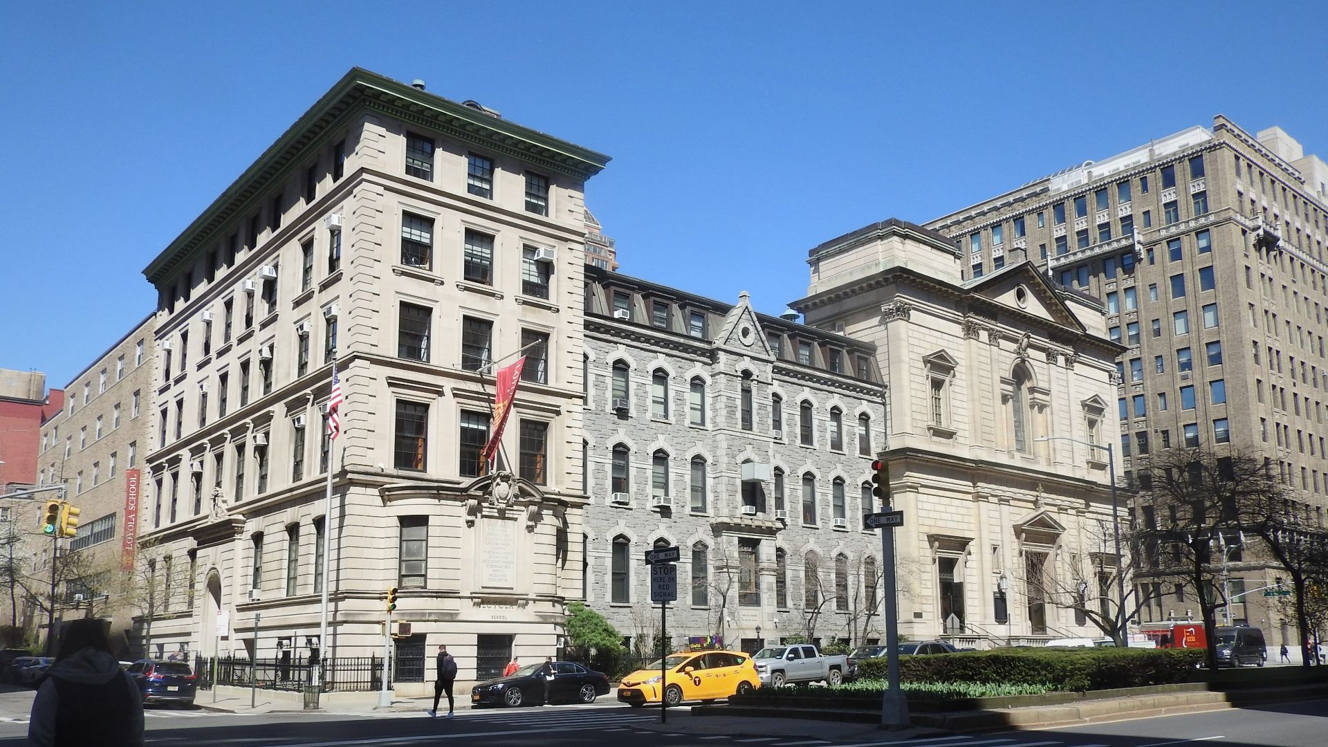 Looking northwest on a sunny late morning