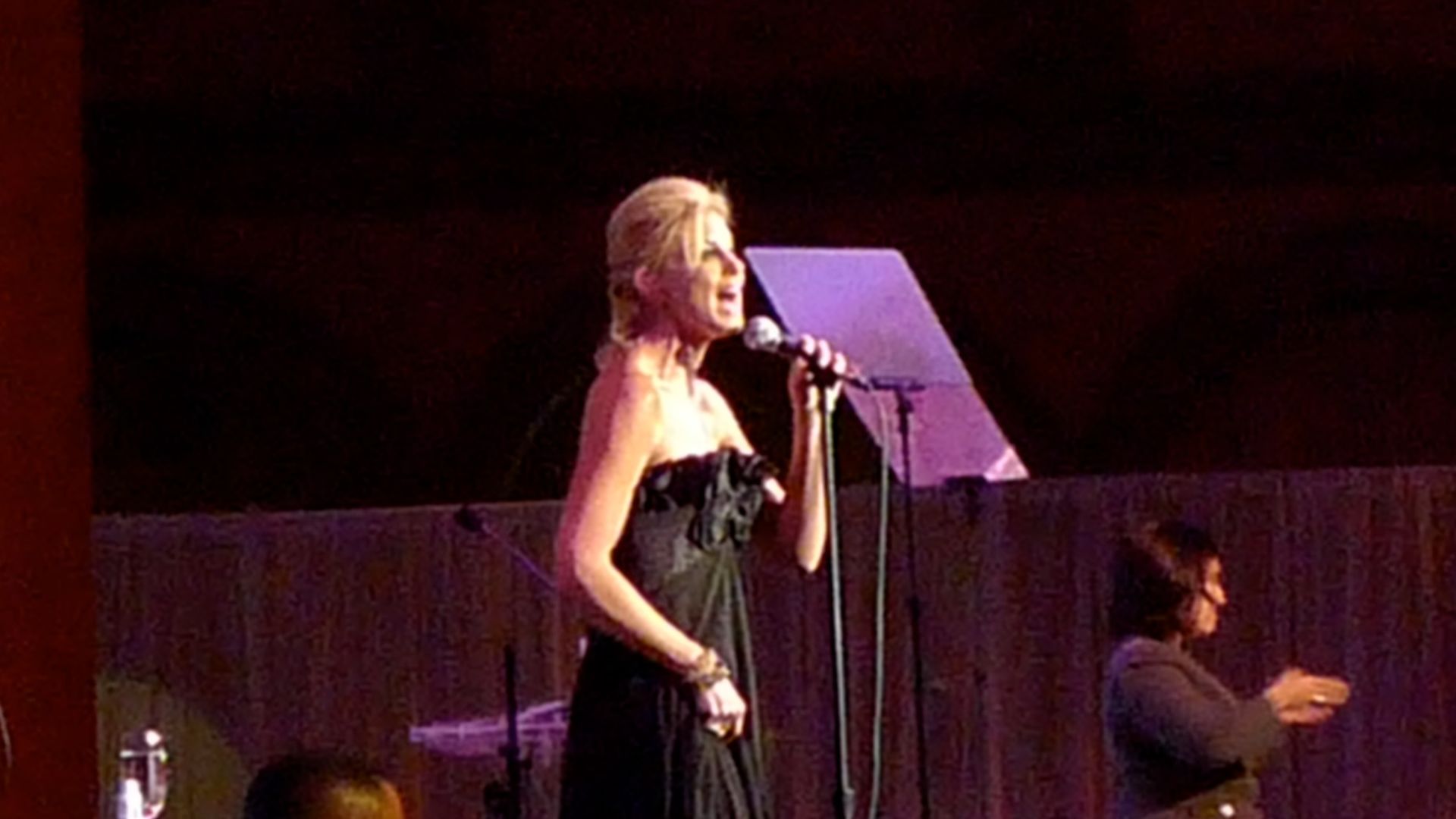 Really enjoyed her singing (although was just a bit jealous of the McCain dinner's entertainment- Patty LaBelle!).