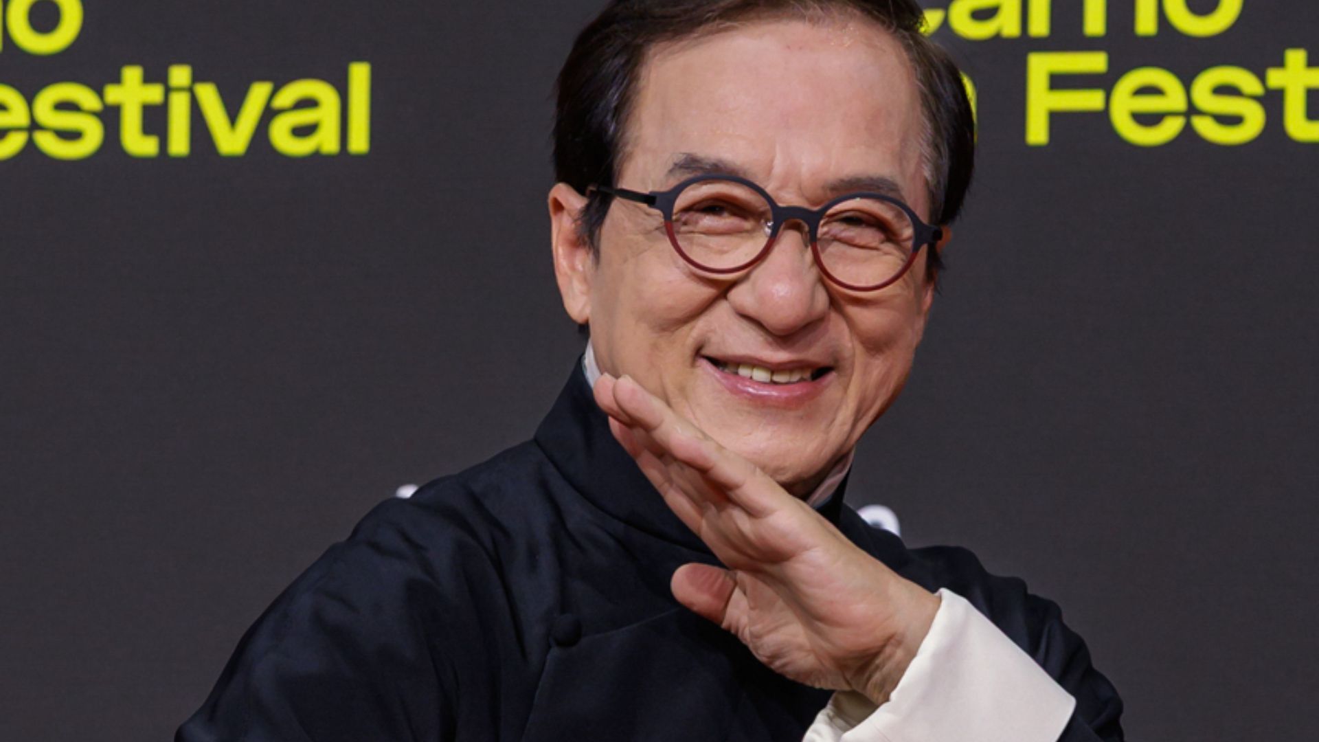 Jackie Chan attends the Affeksjonsverdi red carpet during the 78th Locarno Film Festival on August 09, 2025 in Locarno, Switzerland.