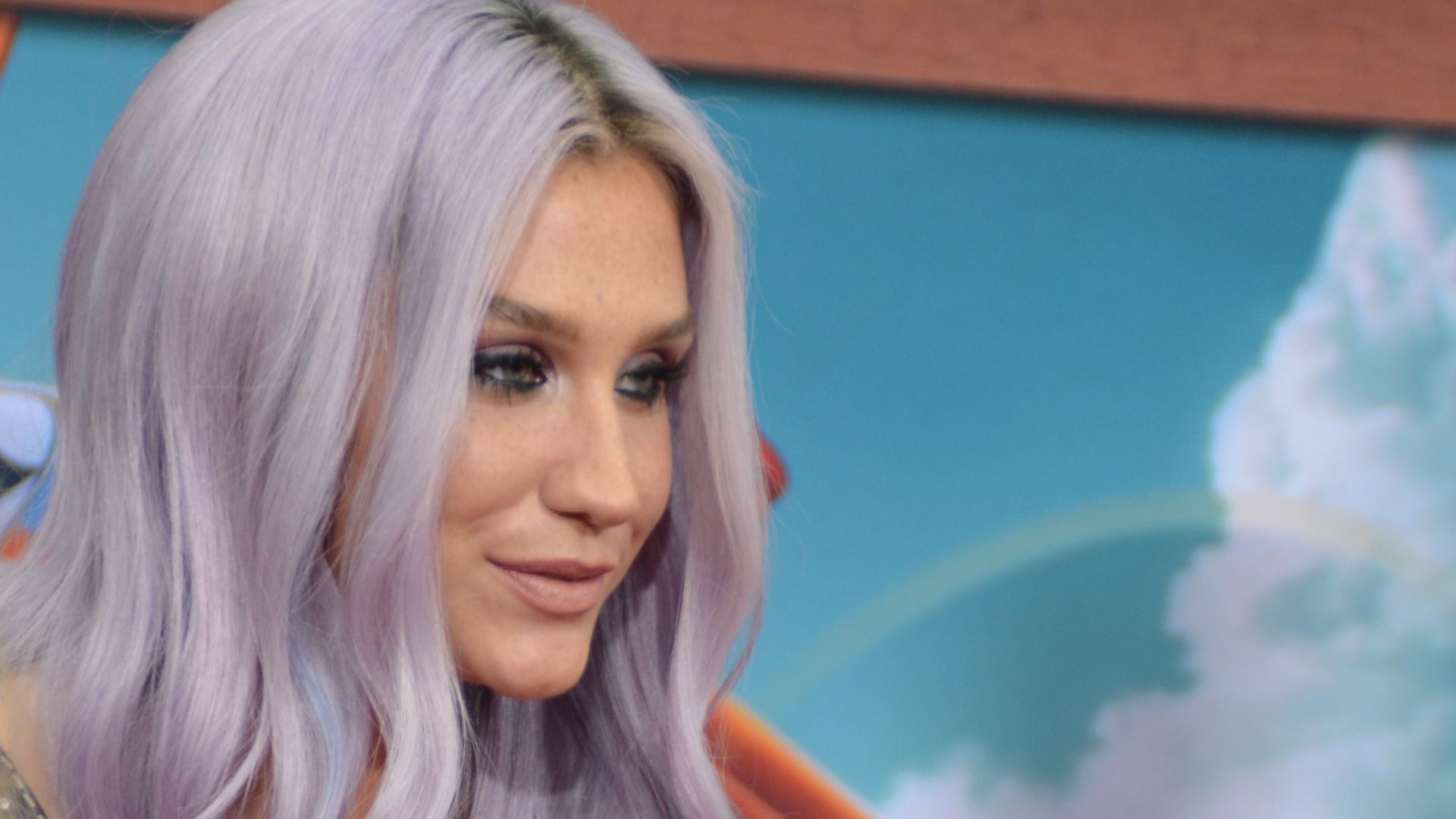 Singer Kesha at the premiere of Planes: Fire & Rescue at the El Capitan Theatre on July 15, 2014