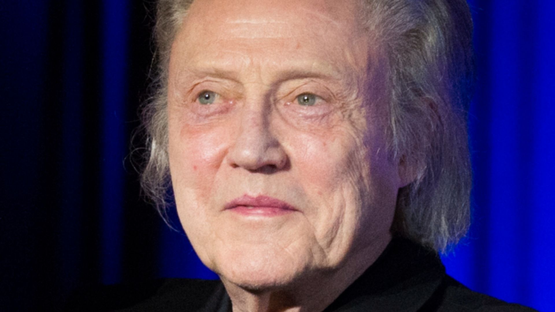 Christopher Walken receiving the Rencontres 7e Art Lausanne 2018 honorary award during the closing ceremony.