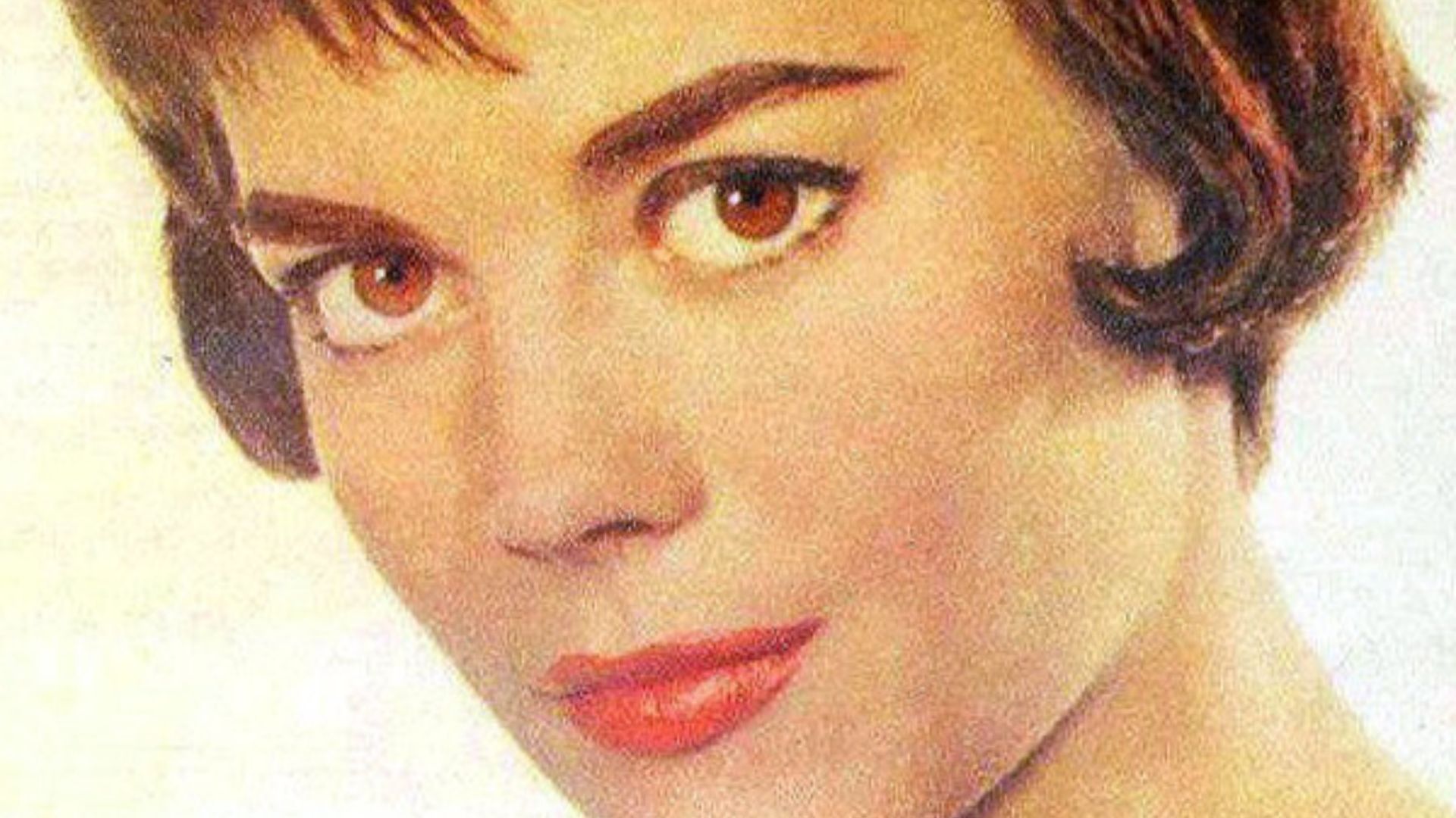 Photo of Natalie Wood from the front cover of the New York Sunday News magazine.
