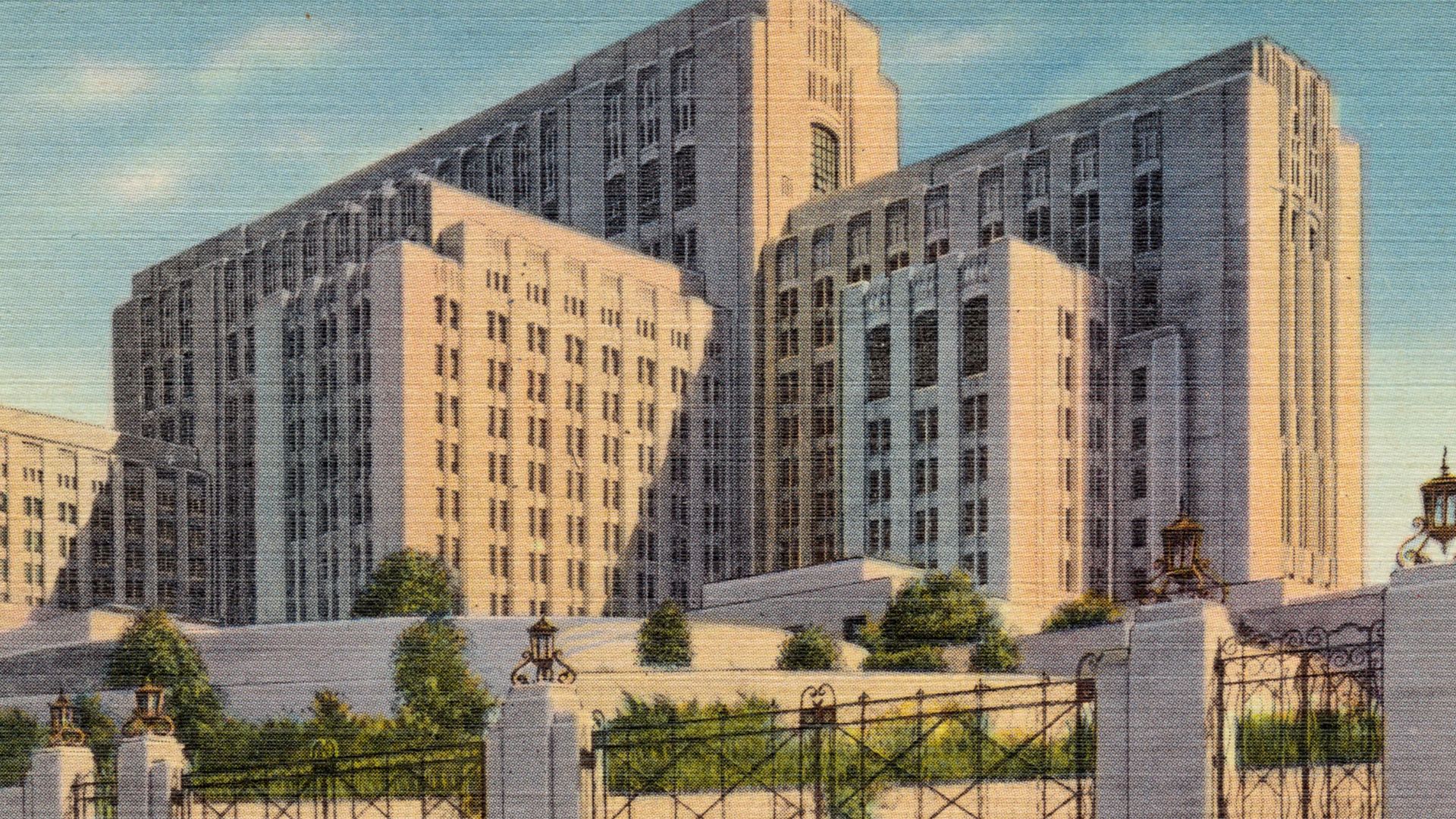 Title: Los Angeles General Hospital, Los Angeles, California
Subjects: Hospitals
Places: California > Los Angeles (county) > Los Angeles
Notes: Title from item.
Extent: 1 print (postcard) : linen texture, color ; 3 1/2 x 5 1/2 in.
Accession #: 06_10_009707