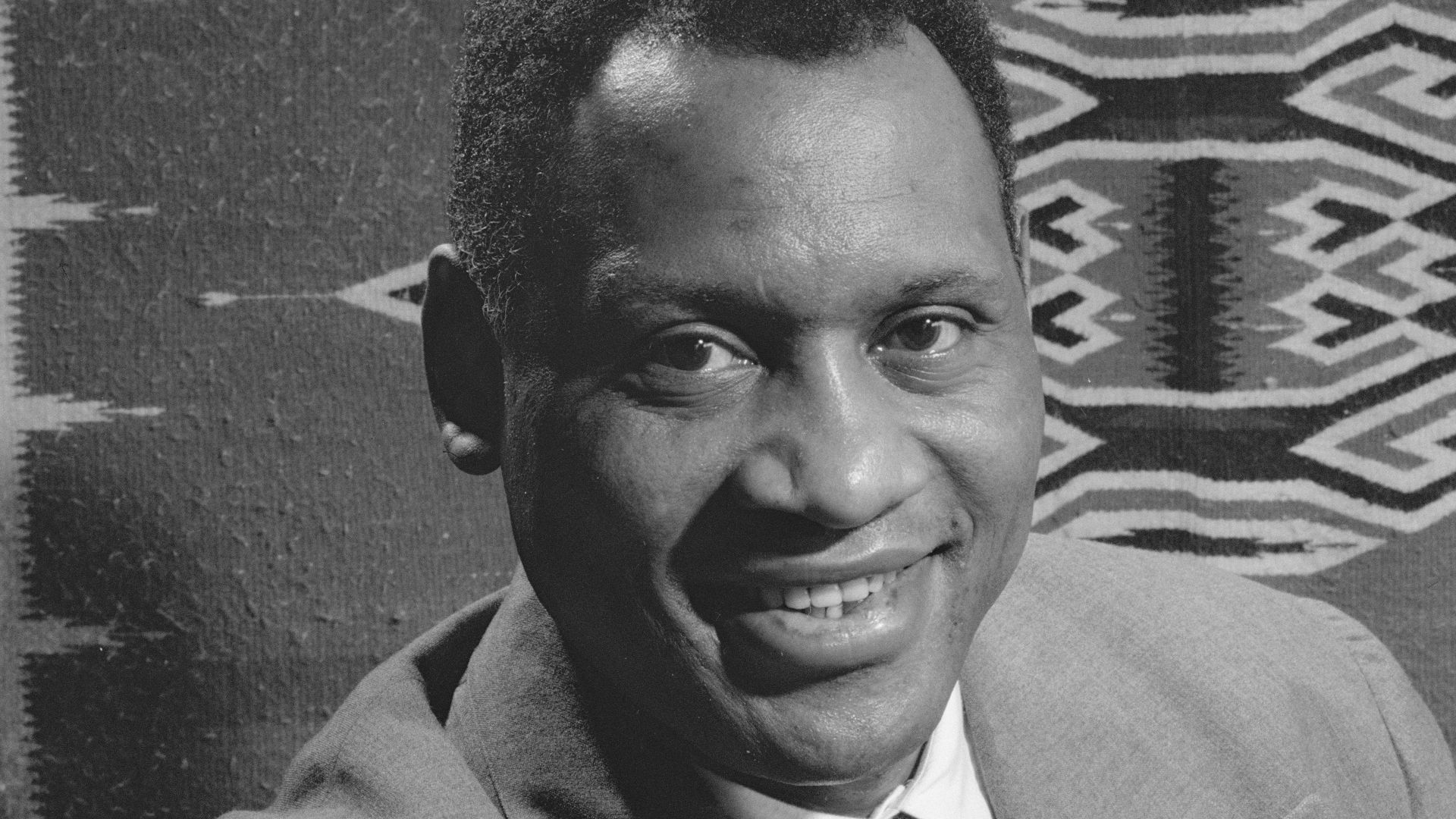 Paul Robeson, American actor, athlete, bass-baritone concert singer, writer, civil rights activist, Spingarn Medal winner, and Stalin peace prize laureate.