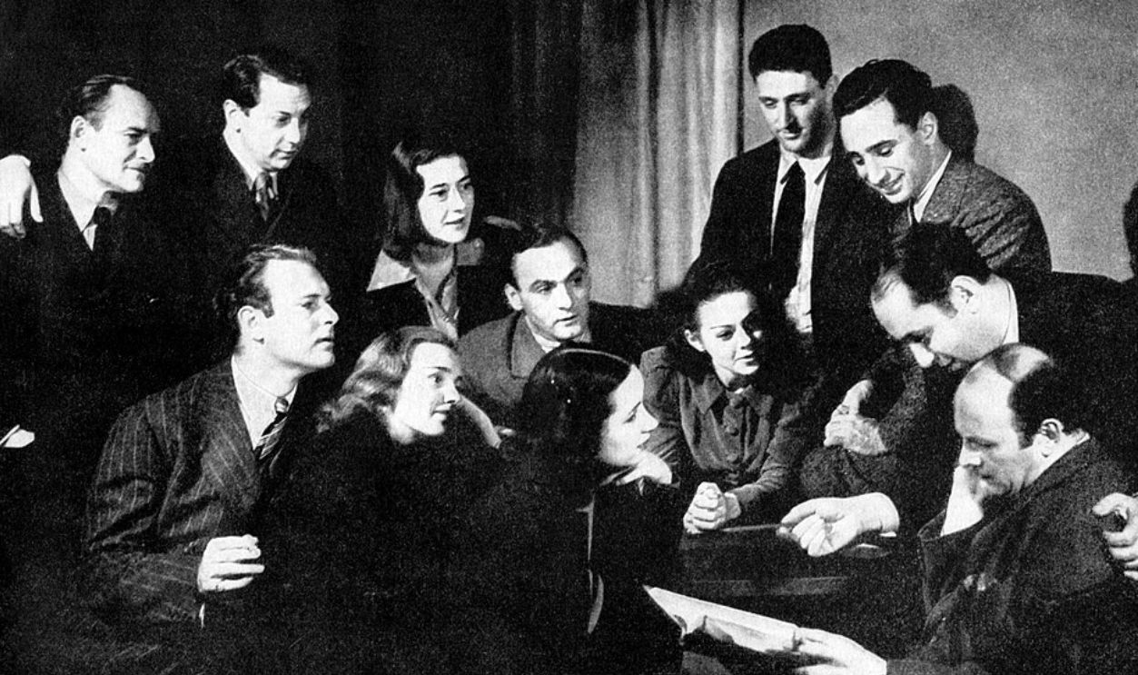 Photograph of members of the Group Theatre
