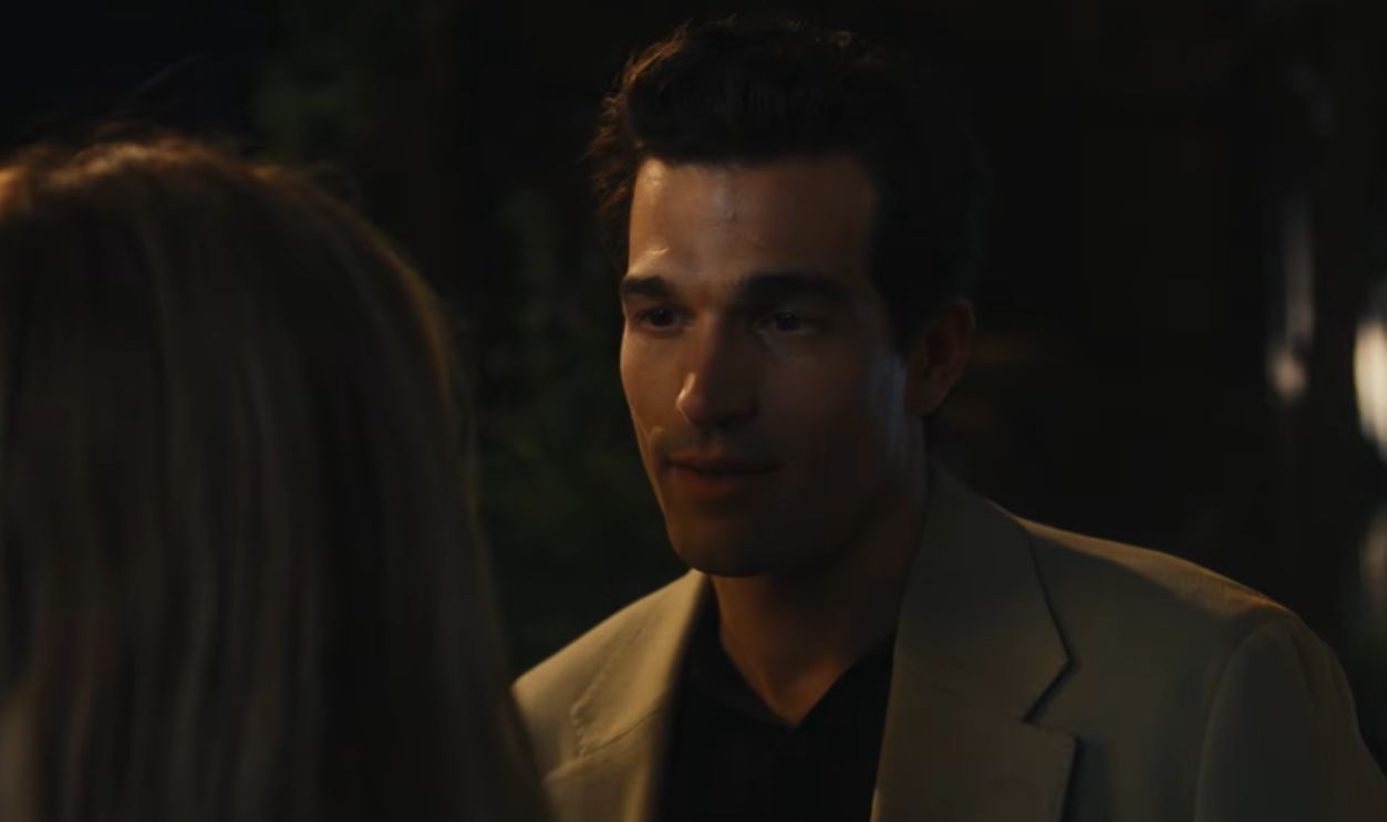 Screenshot from Love Story: John F. Kennedy Jr. & Carolyn Bessette (2026) 