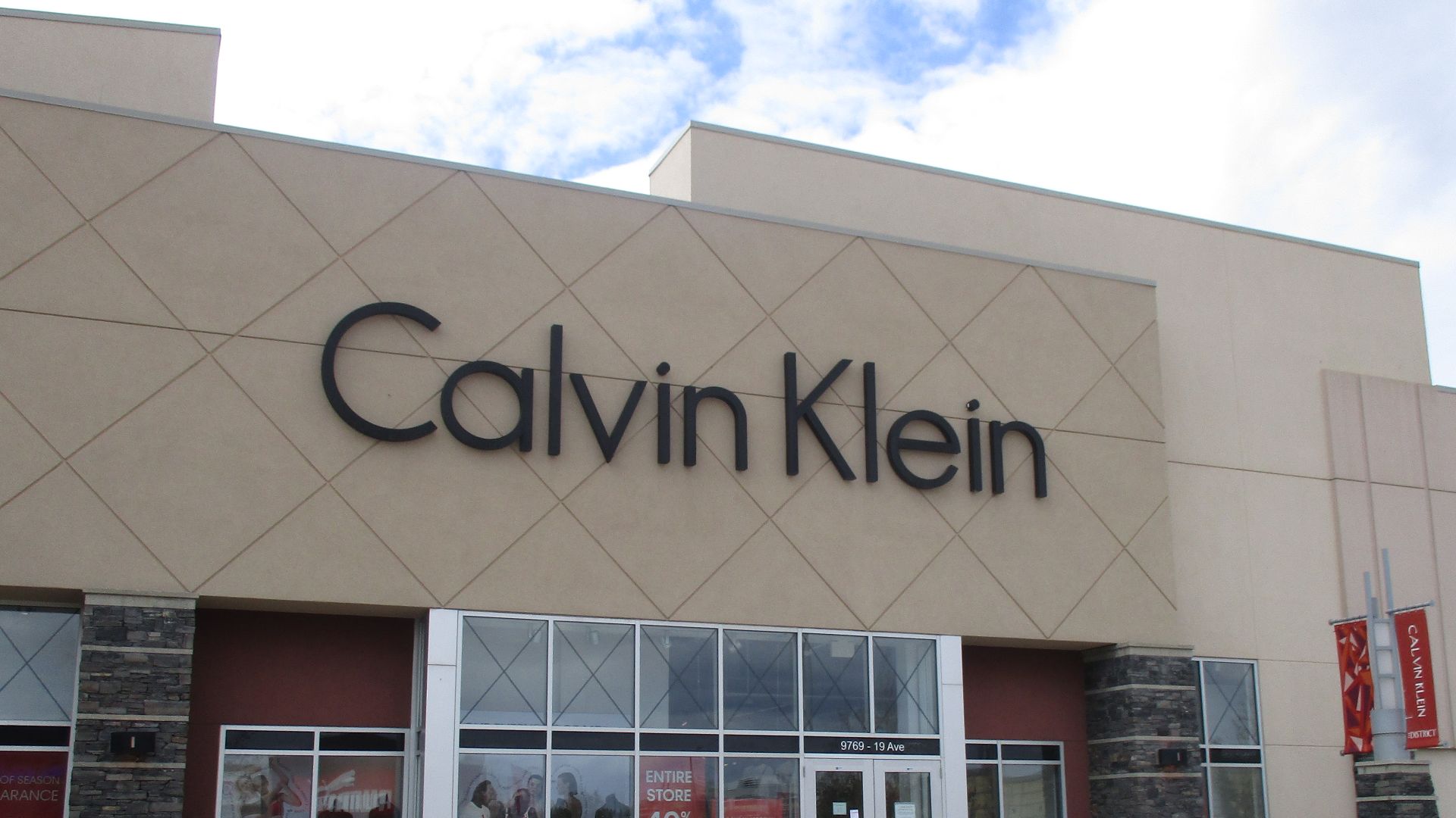 Calvin Klein at South Edmonton Common.