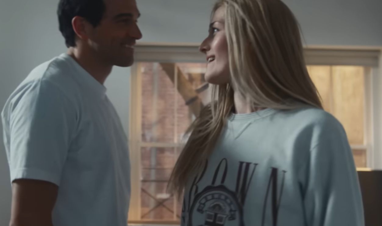 Screenshot from Love Story: John F. Kennedy Jr. & Carolyn Bessette (2026) 