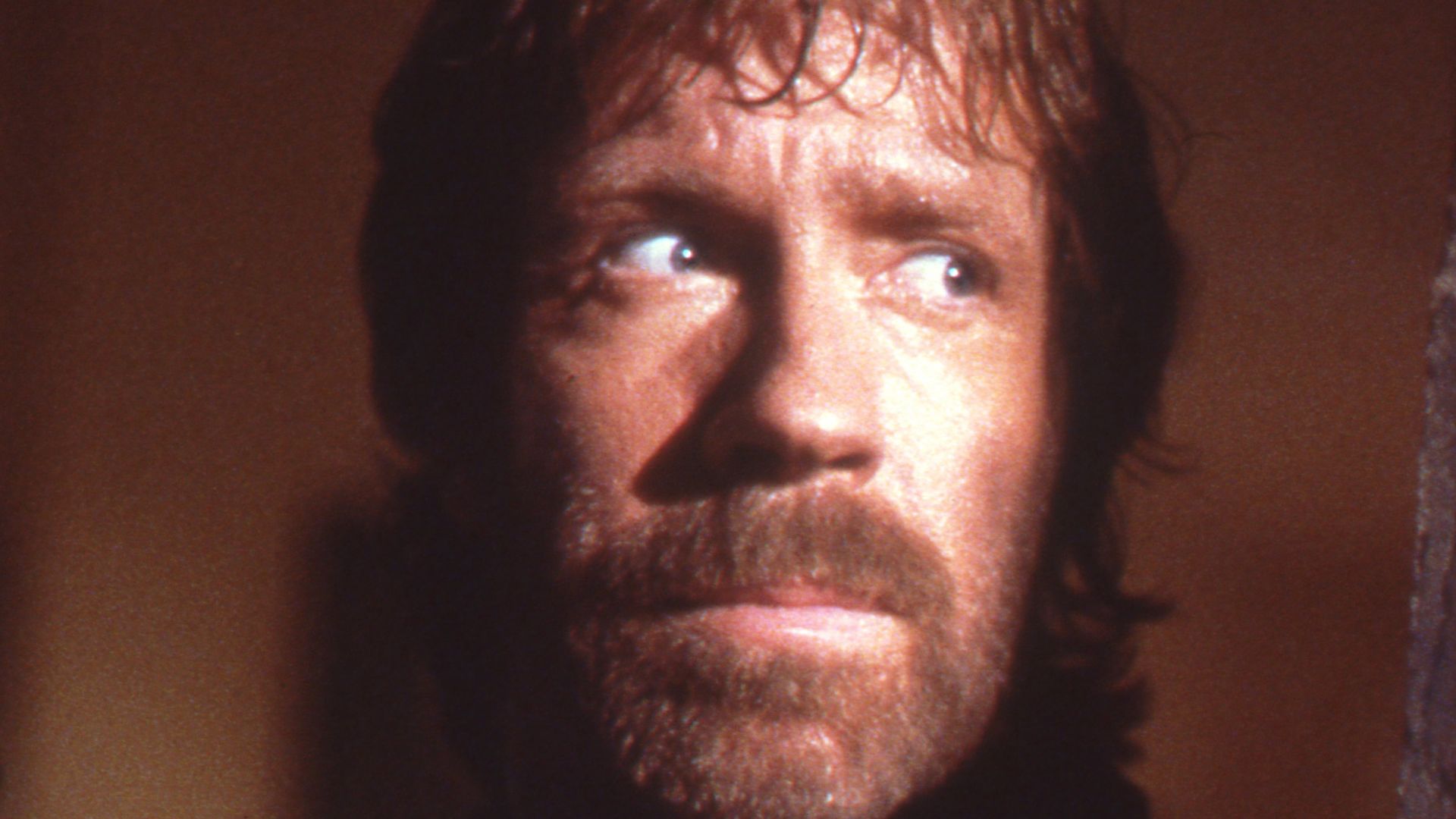 Chuck Norris on the set of The Delta Force (1986)