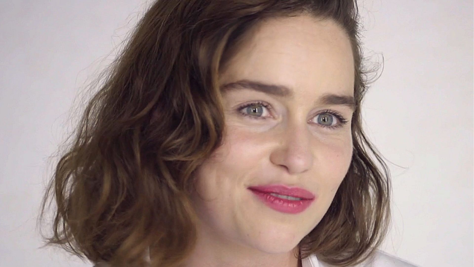 Emilia Clarke modelling for Roses des Vents by Dior in 2015.