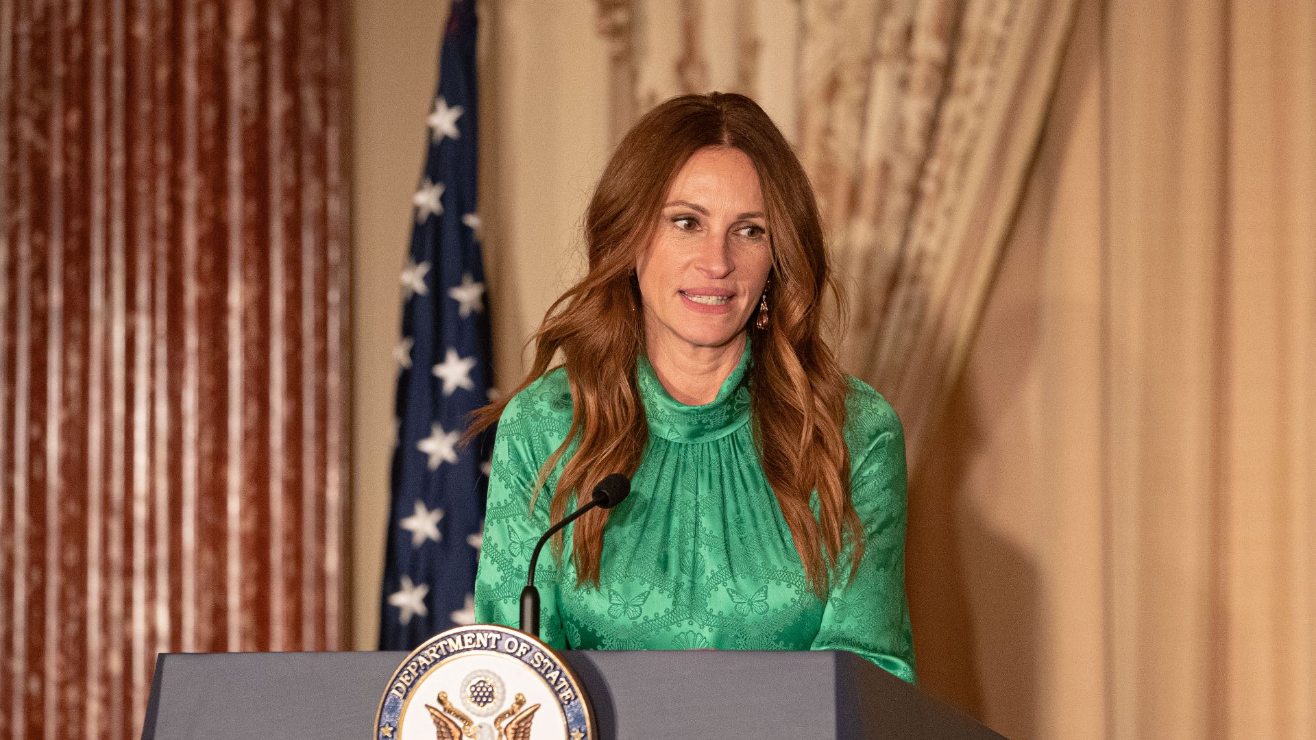 Secretary of State Antony J. Blinken delivers remarks at the Kennedy Center Honors Dinner in Washington, DC., on December 3, 2022. [State Department Photo by Freddie Everett/ Public Domain]