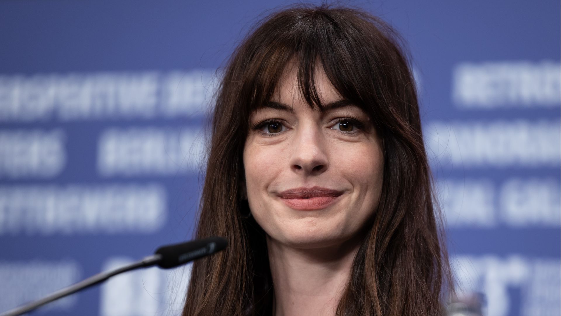 Actress Anne Hathaway at the Berlin Film Festival 2023