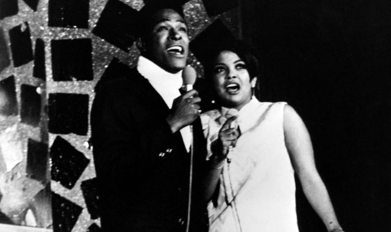 UNITED STATES - JANUARY 01: USA Photo of Tammi TERRELL and Marvin GAYE, Marvin Gaye performing live on stage with Tammi Terrell