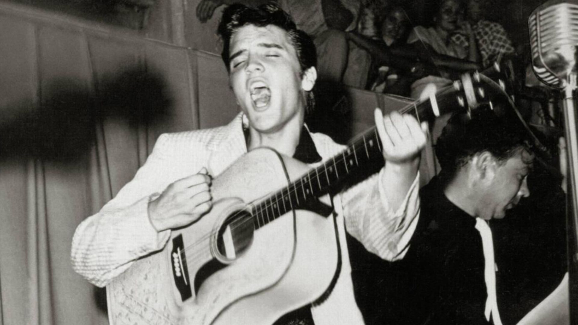 Elvis Presley in 1955.