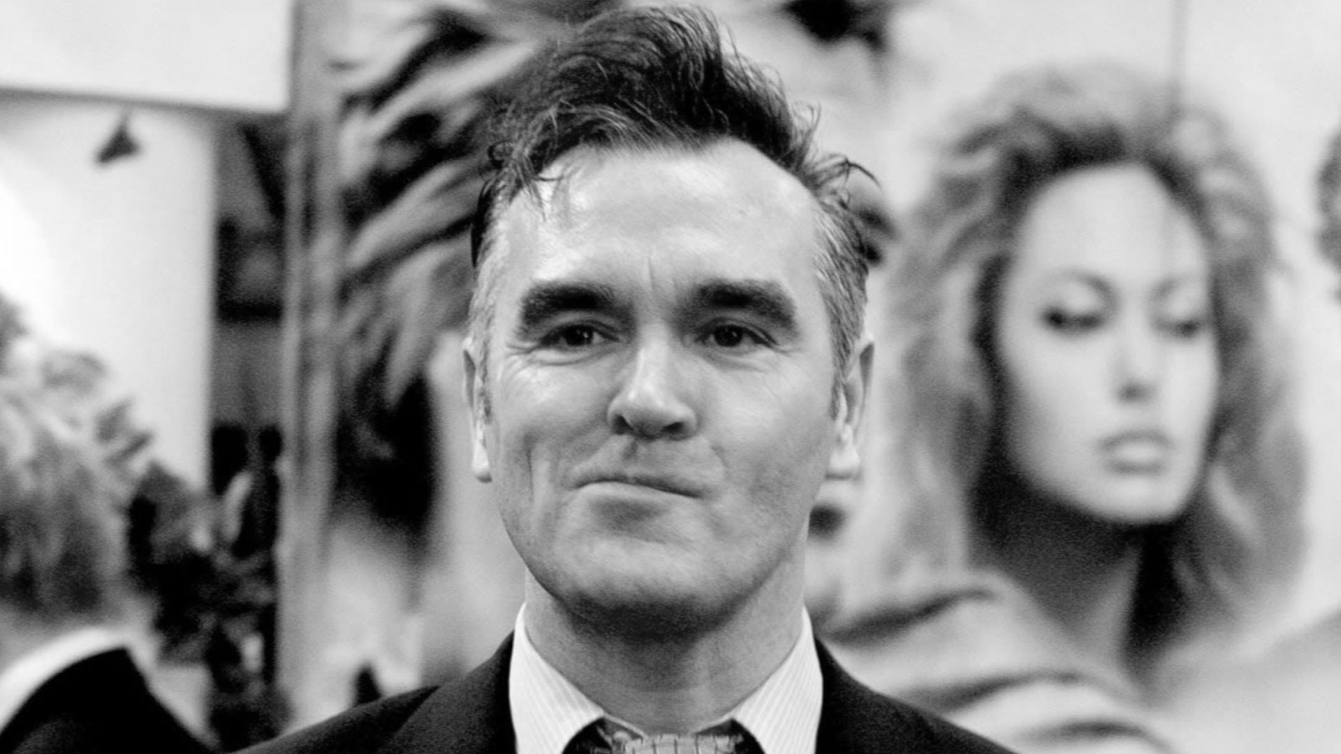 Photo de Morrissey, auteur et chanteur du groupe The Smiths